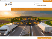 Tablet Screenshot of orbitalinstalls.com
